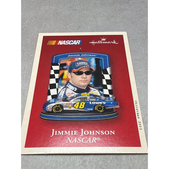 Hallmark Keepsake Ornament Jimmie Johnson NASCAR 2003 Holiday Decoration Racing - Picture 6 of 7